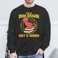 I'm A Book Dragon Not A WormShirt Bookworm Reading Sweatshirt Gifts for Old Men I'm A Book Dragon Not A WormShirt Bookworm Reading Sweatshirt Gifts for Old Men