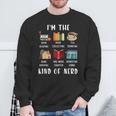 I'm The Kind Of Nerd Book Reading Sweatshirt Gifts for Old Men