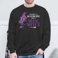 I'm Not A Bookworm I'm A Book Witch Halloween Book Reader Sweatshirt Gifts for Old Men