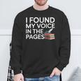 Introvert Book Lover Shy Literature Librarian Introverted Sweatshirt Gifts for Old Men