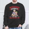 Introverted Gammy Est 2026 First Mother's Day Reading Book Sweatshirt Gifts for Old Men