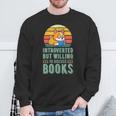 Introverted But Willing To Discuss Books Cute Literary Dog For Men Women Sweatshirt Gifts for Old Men