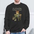 It’s A Good Day To Read A Book – Reading Cat Sweatshirt Gifts for Old Men It’s A Good Day To Read A Book – Reading Cat Sweatshirt Gifts for Old Men