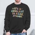It's A Good Day To Read A Book Reading Librarian Teacher Kid Sweatshirt Gifts for Old Men