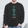 It's A Good Day To Read Book Worm Library Nerds Sweatshirt Gifts for Old Men