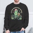It's Too Nonfiction Outside Frog Reading Book Lover Sweatshirt Gifts for Old Men