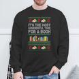 It's The Most Wonderful Time For A Book Xmas Bookworm Lover Sweatshirt Gifts for Old Men