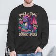 Just a Girl Who Loves Dragons And Books Dragon Sweatshirt Gifts for Old Men Just a Girl Who Loves Dragons And Books Dragon Sweatshirt Gifts for Old Men