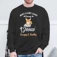 Just A Girl Who Loves Jesus And Corgis And Books Sweatshirt Gifts for Old Men Just A Girl Who Loves Jesus And Corgis And Books Sweatshirt Gifts for Old Men