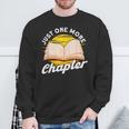 Just One More Chapter Book Reading Bookworm Sweatshirt Gifts for Old Men