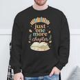 Just One More Chapter Cozy Book Lover Reading & Coffee Sweatshirt Gifts for Old Men Just One More Chapter Cozy Book Lover Reading & Coffee Sweatshirt Gifts for Old Men