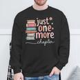 Just One More Chapter Pastel Book Lover Cute Adorable Sweatshirt Gifts for Old Men Just One More Chapter Pastel Book Lover Cute Adorable Sweatshirt Gifts for Old Men