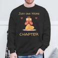 Just One More Chapter Red Book Lovers Bookworms & Readers Sweatshirt Gifts for Old Men Just One More Chapter Red Book Lovers Bookworms & Readers Sweatshirt Gifts for Old Men