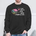 I Just Want To Drink Wine And Read My Book T-Shirt Sweatshirt Gifts for Old Men