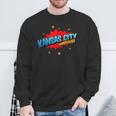 Kansas City Missouri MO Pop Art Comic Book Inspired Sweatshirt Gifts for Old Men