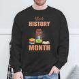 Kids Boy Reading Book History Month BLM Melanin Pride Kids Sweatshirt Gifts for Old Men