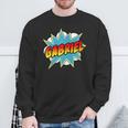 Kids Boys Gabriel Name Comic Book Superhero Sweatshirt Gifts for Old Men Kids Boys Gabriel Name Comic Book Superhero Sweatshirt Gifts for Old Men