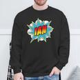 Kids Boys Ian Comic Book Superhero Name Sweatshirt Gifts for Old Men Kids Boys Ian Comic Book Superhero Name Sweatshirt Gifts for Old Men