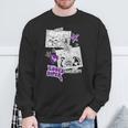 Kids DOAWK Purple Loded Diper Collage Book Series Sweatshirt Gifts for Old Men