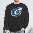 Kids Shark With School Books Back To School Shark Lovers Sweatshirt Gifts for Old Men Kids Shark With School Books Back To School Shark Lovers Sweatshirt Gifts for Old Men