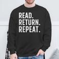 Librarian Art For Men Women School Library Book Lovers Sweatshirt Gifts for Old Men