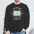 Librarian Just One More Chapter Bookish Cute Book Reading Sweatshirt Gifts for Old Men Librarian Just One More Chapter Bookish Cute Book Reading Sweatshirt Gifts for Old Men