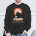 Life Is Better With Coffee Cats And Books Cat Lover Men Women Sweatshirt Gifts for Old Men Life Is Better With Coffee Cats And Books Cat Lover Men Women Sweatshirt Gifts for Old Men