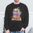 Life Of A Reader Lovers Book Nerds Bookworm Sweatshirt Gifts for Old Men