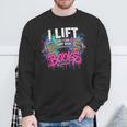 I Lift So I Can Carry More Books Reader Librarian Sweatshirt Gifts for Old Men
