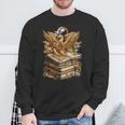 A Lively-Creative Gold Fantasy-Dragon On Story-Books Sweatshirt Gifts for Old Men A Lively-Creative Gold Fantasy-Dragon On Story-Books Sweatshirt Gifts for Old Men