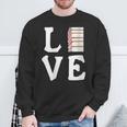 Love Books Stack Literature Reading Themed Pictograph Sweatshirt Gifts for Old Men Love Books Stack Literature Reading Themed Pictograph Sweatshirt Gifts for Old Men