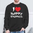 I Love Happy Endings Massage Book Reader Idea T-Shirt Sweatshirt Gifts for Old Men