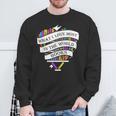 What I Love Most In The World Are My Books Librarian Sweatshirt Gifts for Old Men