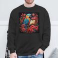 Macaw Reading A Book Sweatshirt Gifts for Old Men Macaw Reading A Book Sweatshirt Gifts for Old Men