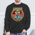 Marvel Thor Retro Comic Book Asgardian Gym Sweatshirt Gifts for Old Men