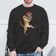 Meerkat Reading Books Sweatshirt Gifts for Old Men