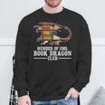 Memeber Of Cool Book Dragon Mythical Creatures Sweatshirt Gifts for Old Men