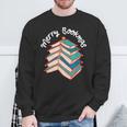 Merry Bookmas Christmas Tree Avid Reader Book Lover Xmas Sweatshirt Gifts for Old Men