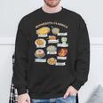 Minnesota Food Classic Cookbook Eats Minneapolis St Paul MN Sweatshirt Gifts for Old Men