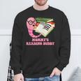 Mommys Reading Buddy Bookworm Humor Book Lover Mom Sweatshirt Gifts for Old Men
