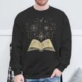 Mystic Astral Lunar Celestial Witch Spell Book Sweatshirt Gifts for Old Men