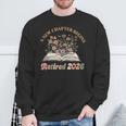 A New Chapter Begins Retirement Floral Book Retired 2026 Sweatshirt Gifts for Old Men
