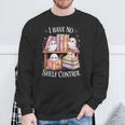 I Have No Shelf Control Ghost Reading Books Pun Sweatshirt Gifts for Old Men I Have No Shelf Control Ghost Reading Books Pun Sweatshirt Gifts for Old Men