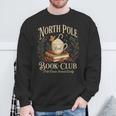 North Pole Book Club Christmas Reading Hot Cocoa Graphic Sweatshirt Gifts for Old Men North Pole Book Club Christmas Reading Hot Cocoa Graphic Sweatshirt Gifts for Old Men