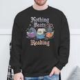 Nothing Beats Reading Book Librarian Rock Paper Scissors Sweatshirt Gifts for Old Men Nothing Beats Reading Book Librarian Rock Paper Scissors Sweatshirt Gifts for Old Men