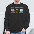 Nothing Beats Reading National Library Week World Book Day Sweatshirt Gifts for Old Men Nothing Beats Reading National Library Week World Book Day Sweatshirt Gifts for Old Men