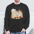 Old Book With Spells And Magical Accessories Sweatshirt Gifts for Old Men