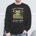 Oops I Bought Another Book Raccoon Reading Book Bookworm Sweatshirt Gifts for Old Men