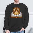 Owl Book Literature Book Reading Sweatshirt Gifts for Old Men Owl Book Literature Book Reading Sweatshirt Gifts for Old Men
