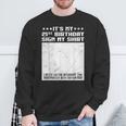 Party It's My 21st Birthday Sign My Shirt Guestbook Sweatshirt Gifts for Old Men Party It's My 21st Birthday Sign My Shirt Guestbook Sweatshirt Gifts for Old Men